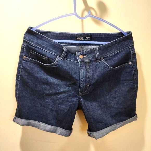 RIDERS by Lee midrise denim short size 12 M - Picture 1 of 8